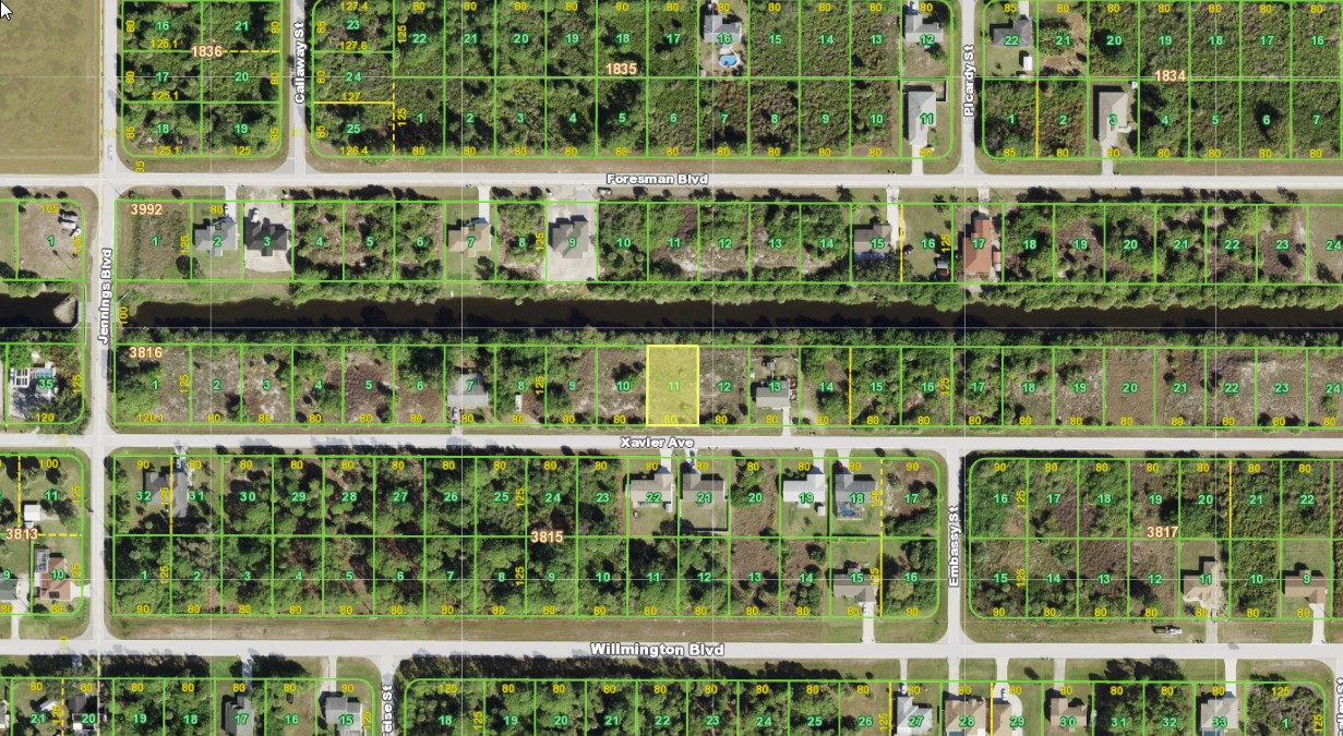 12092 Xavier Avenue, Port Charlotte, FL 33981 Aerial View